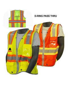 Majestic - Class 2 D-ring Pass Thru Mesh Safety Vest