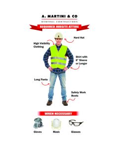 Worksite Attire Sign