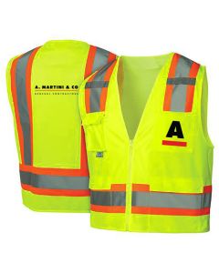 Pyramex - Class 2 Solid Front with Mesh Back Safety Vest